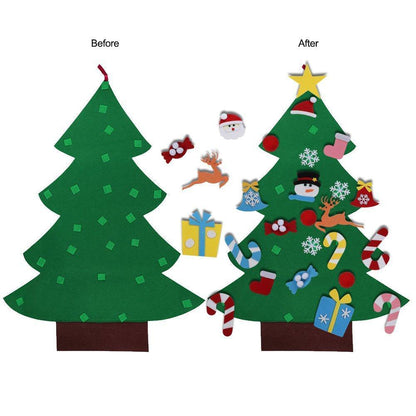 Easy Assemble Felt Xmas Tree Decoration