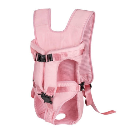 Breathable Pet Backpack with Mesh Panels and Comfort Straps