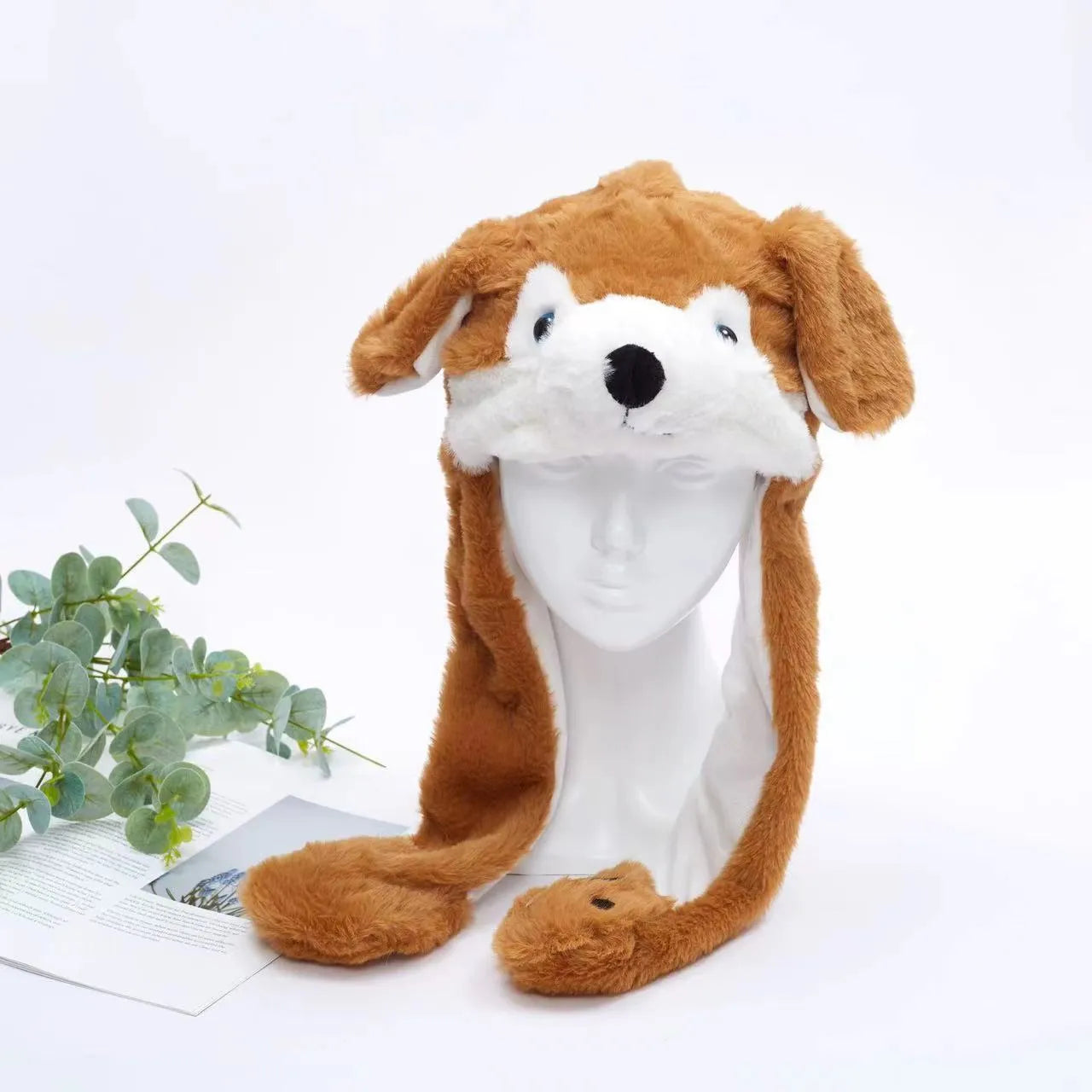 Cute Rabbit Beanie with Ear Flaps