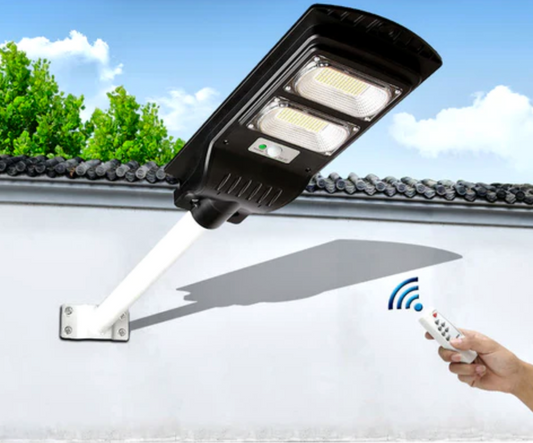 Bright 90W Outdoor Solar Lamp (9000 Lumens) - Luxicro