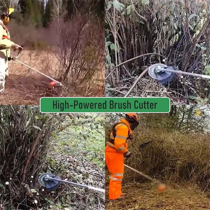 Powerful Heavy-Duty Gas Brush Cutter