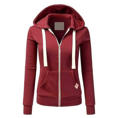 Cozy Fit Women's Fleece Zip Up Hoodie