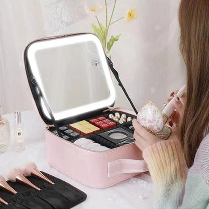 Travel Cosmetic Makeup Case Set