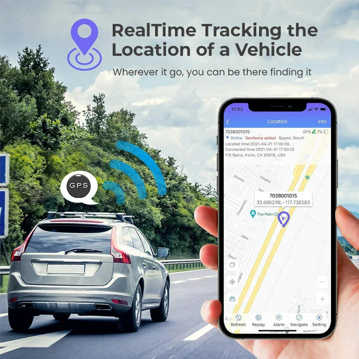 Small Handheld GPS Tracker Device