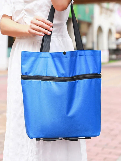 Big Wheel Grocery Cart Bag - Luxicro
