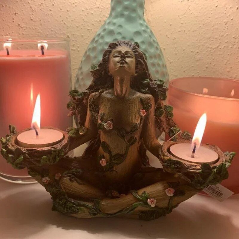 Elegant Natural Flame Candle Holder