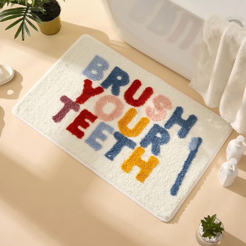 Antibacterial Shower Mat with Reminder Cleans
