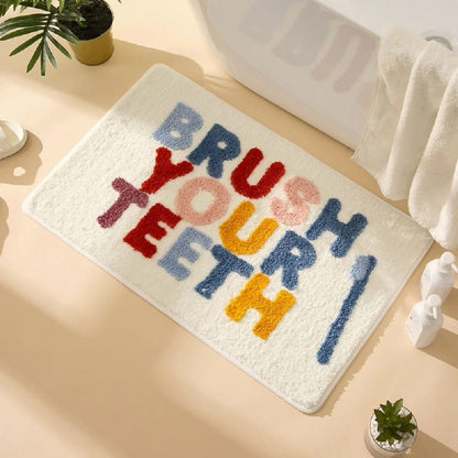 Antibacterial Shower Mat with Reminder Cleans