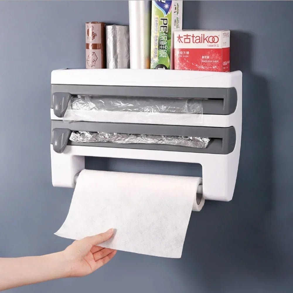 Compact Wrap Dispenser for Kitchen Roll Storage