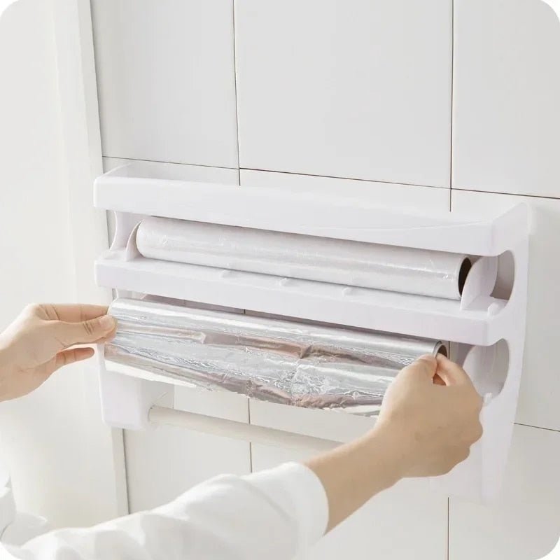 Compact Wrap Dispenser for Kitchen Roll Storage