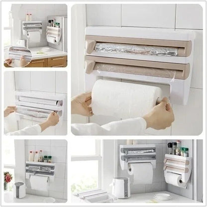 Compact Wrap Dispenser for Kitchen Roll Storage