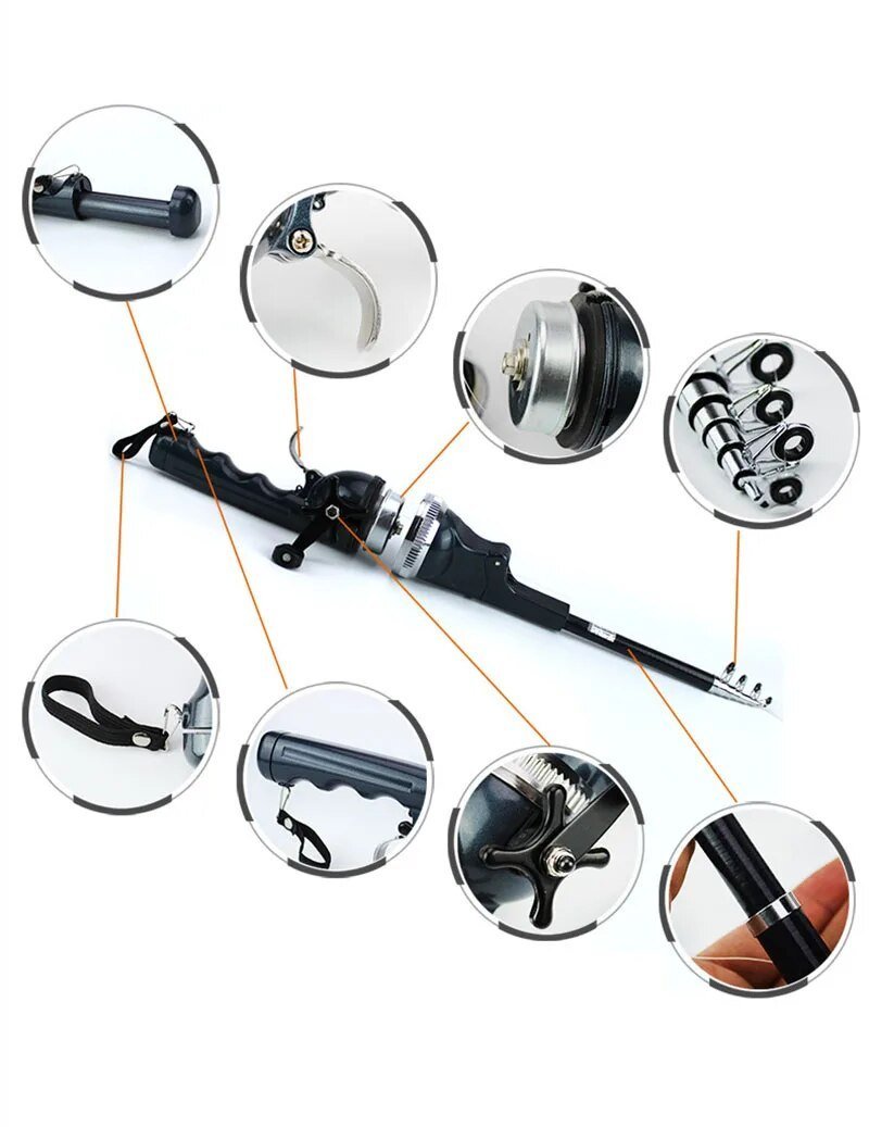 Portable Compact Fishing Rod