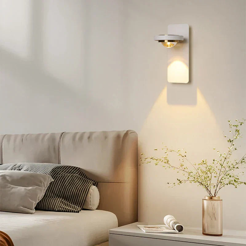 Slim LED Wall Lamp – Contemporary Adjustable Light Fixture - Luxicro