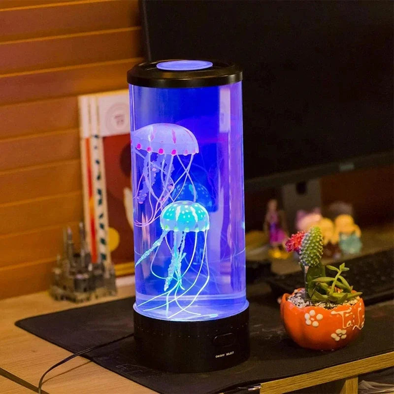Calming Ocean Glass Table Lamp