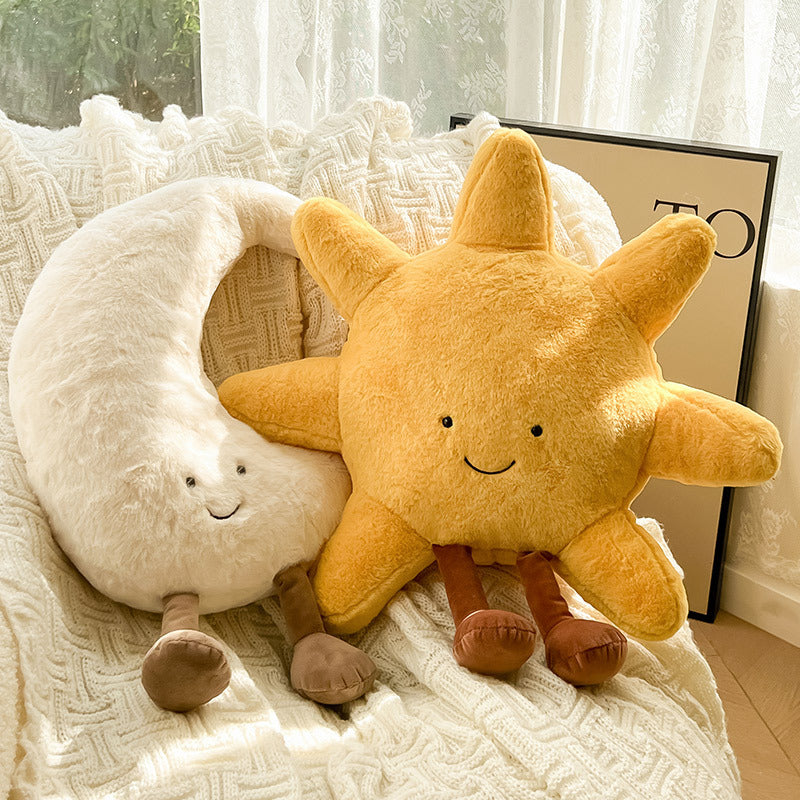 Cozy Star Plush Pillow – Gentle Velvet Cushion - Luxicro