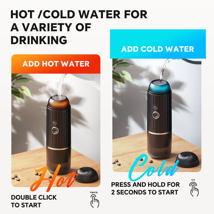 Portable Rechargeable Coffee Maker with USB Charger
