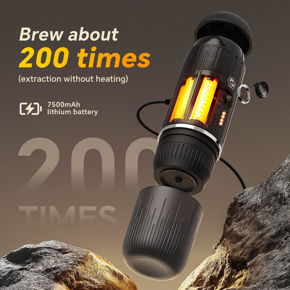 Portable Rechargeable Coffee Maker with USB Charger
