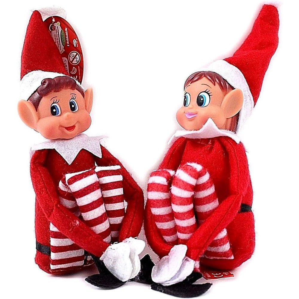 Cute Bendable Christmas Elf Toy