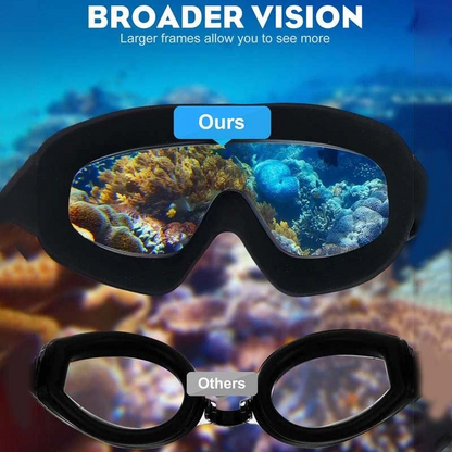 Clear Vision Waterproof Swim Goggles