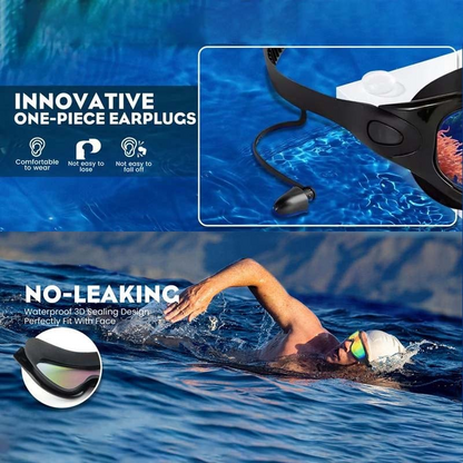 Clear Vision Waterproof Swim Goggles