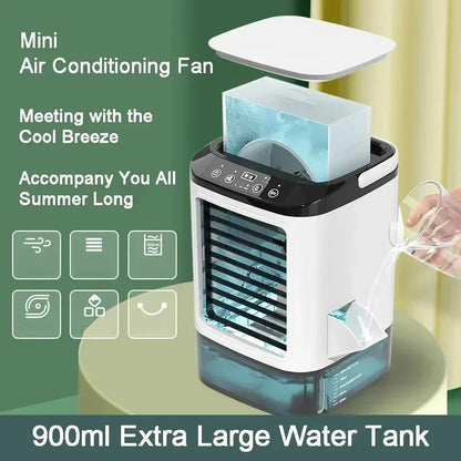Compact Portable Air Cooler | Fast Cooling, Silent Operation
