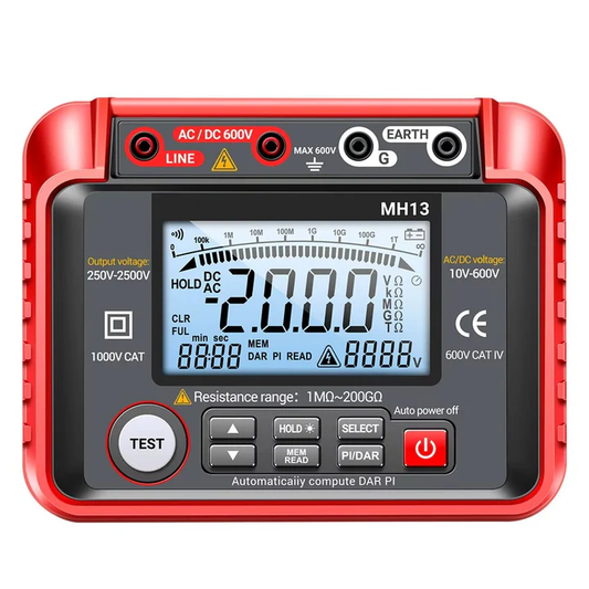 Accurate Digital Voltage Tester Megohm Meter Device - Luxicro