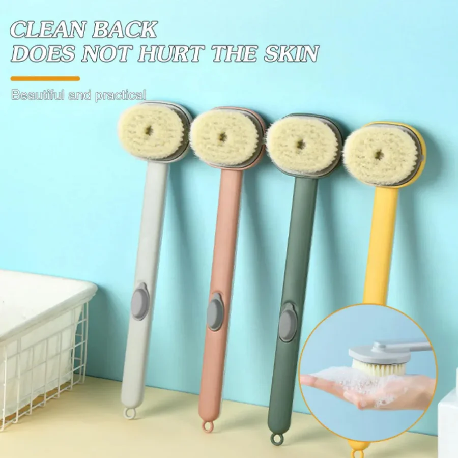 Exfoliating Long Handled Shower Back Scrubber