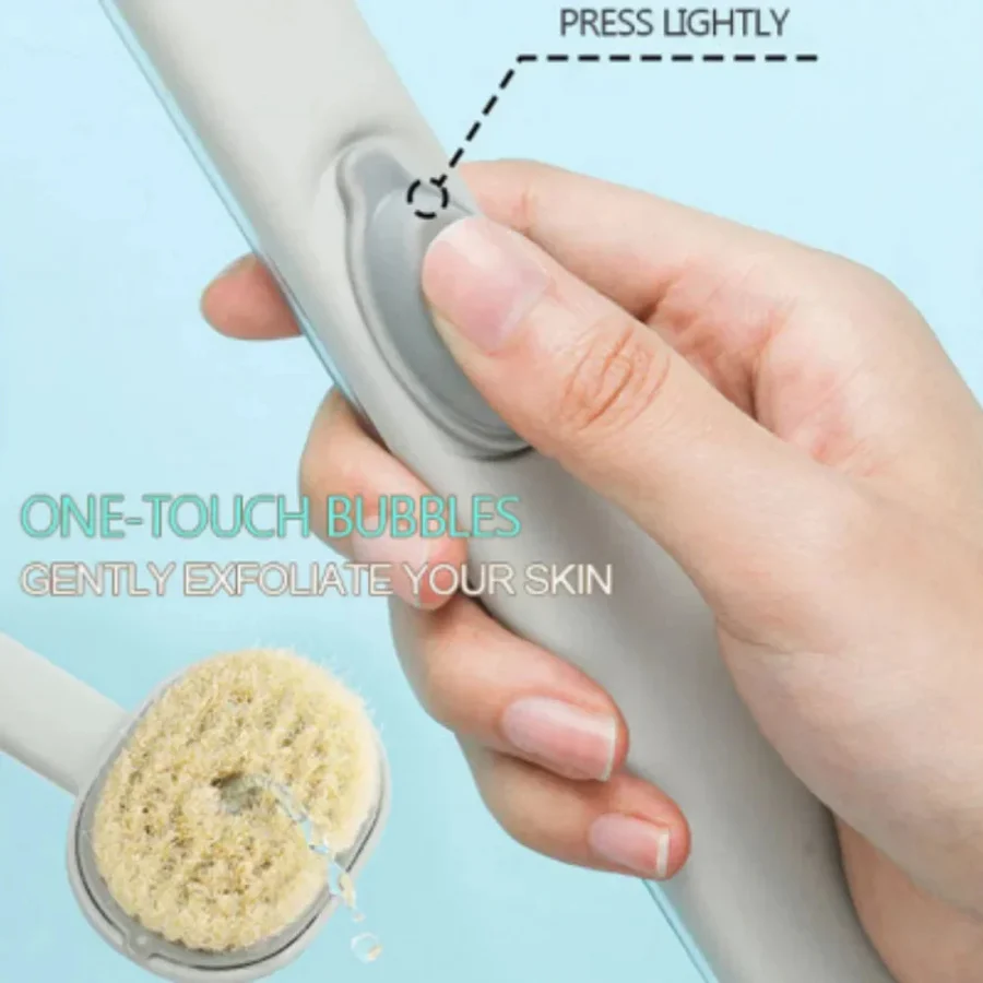 Exfoliating Long Handled Shower Back Scrubber