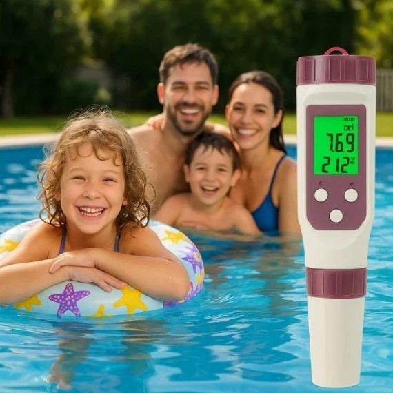 Accurate Pool Water Tester for PH and Chlorine Levels