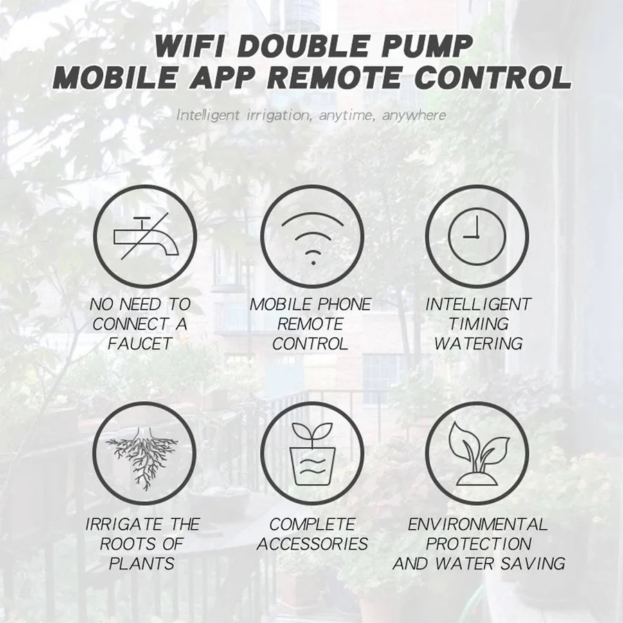 Smart WiFi Automatic Plant Watering System