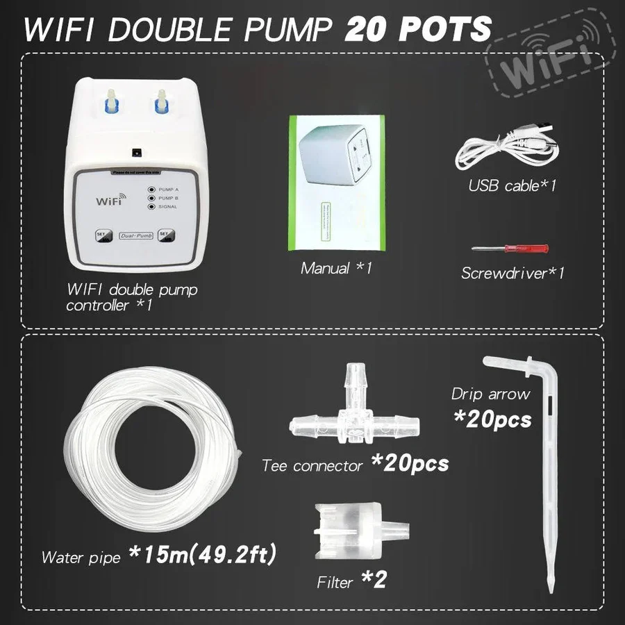 Smart WiFi Automatic Plant Watering System