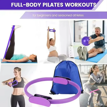 Core Workout Yoga Ball with Resistance Bands