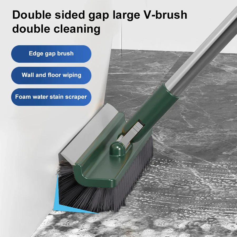 Tough Floor Scrub Brush with Stiff Bristles
