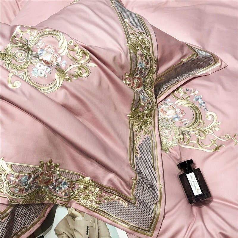 Soft Egyptian Cotton Embroidered Bedding Set