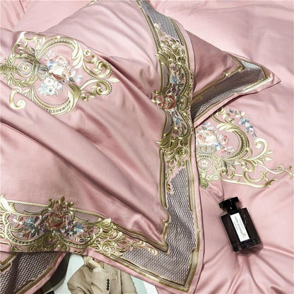 Soft Egyptian Cotton Embroidered Bedding Set