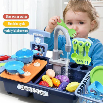 Kid's Interactive Kitchen Playset with Accessories