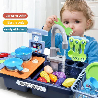 Fun Play Kitchen Set with Water Play and Accessories