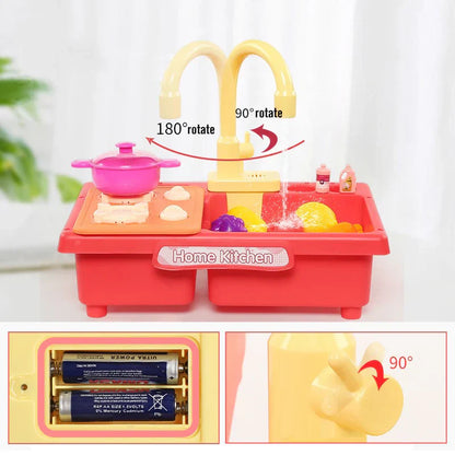 Fun Play Kitchen Set with Water Play and Accessories
