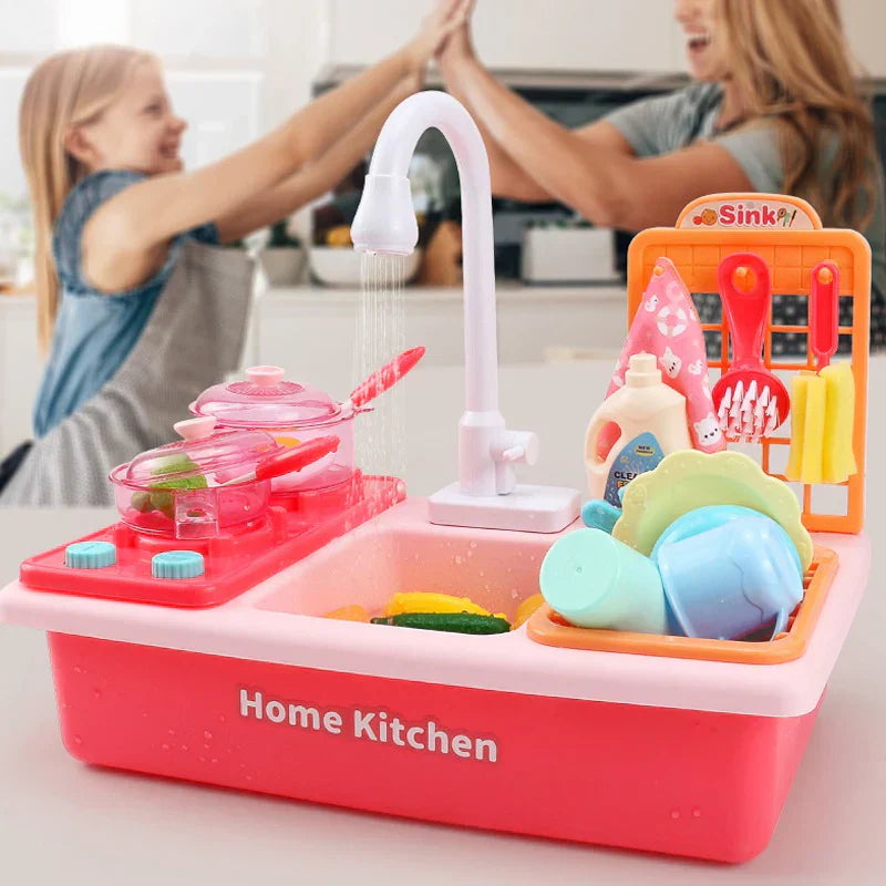 Kid's Interactive Kitchen Playset with Accessories