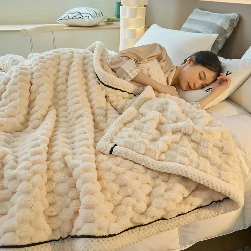 Cozy Green Plush Blanket - Luxicro