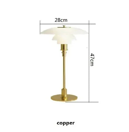 Elegant Clear Desk Lamp