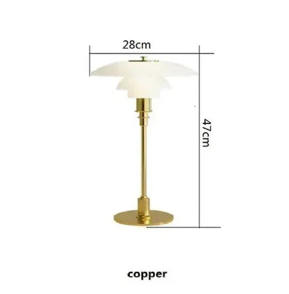 Elegant Clear Desk Lamp