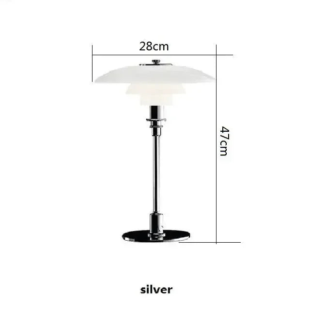 Elegant Clear Desk Lamp