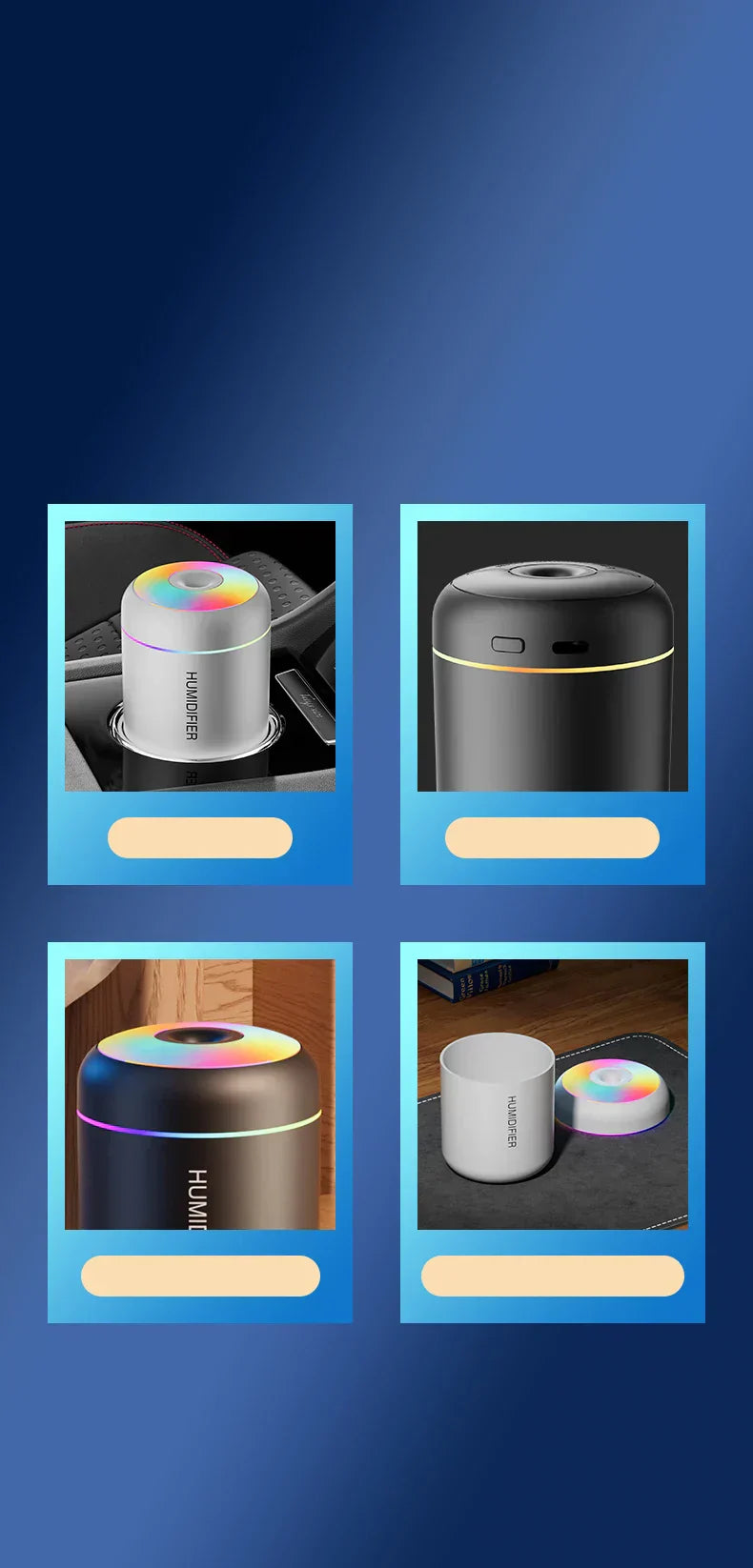 Compact Travel USB Mini Aroma Humidifier