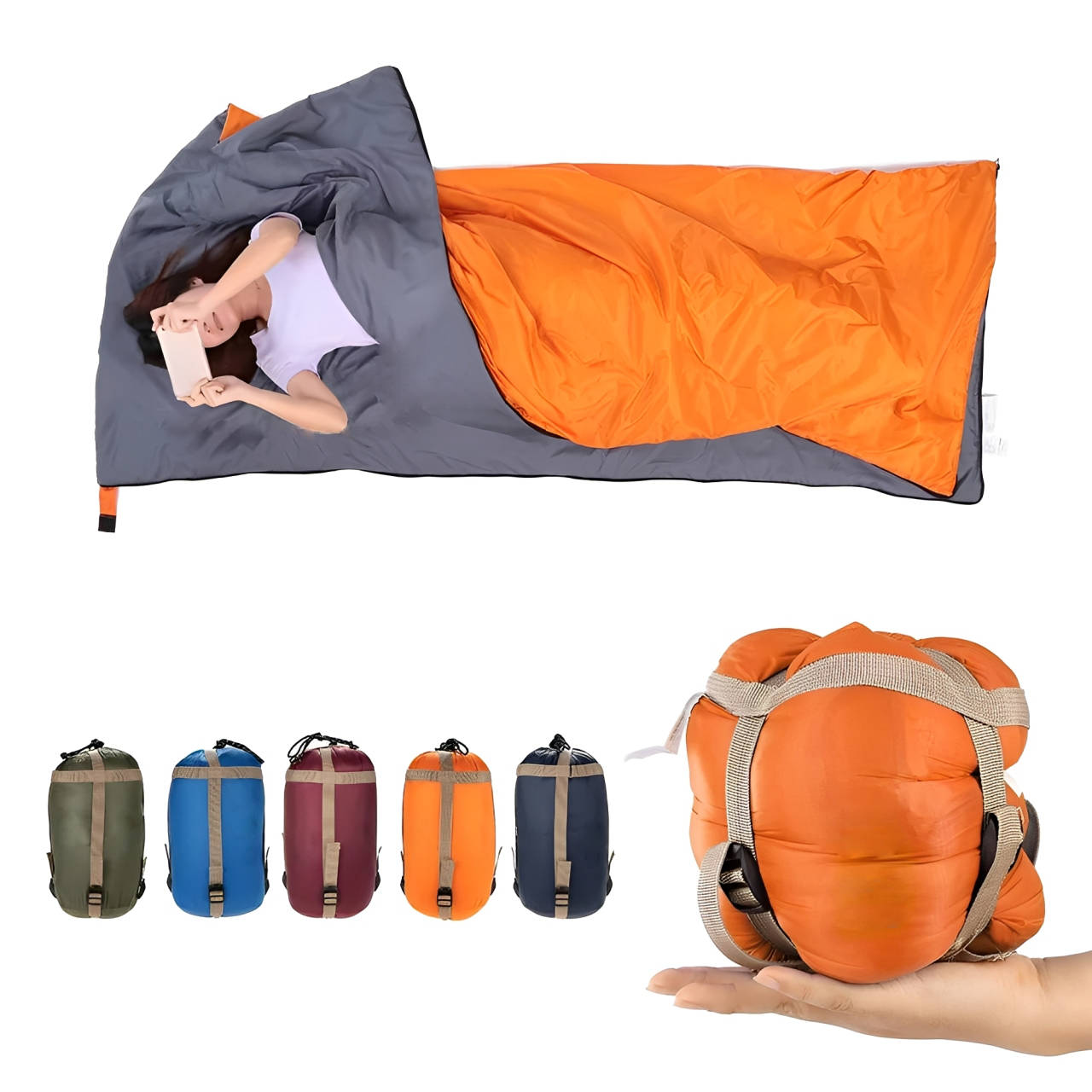 Warm Adult Camping Sleeping Bag - Luxicro