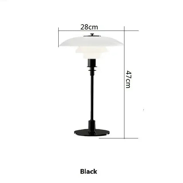 Elegant Clear Desk Lamp