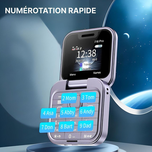 Slim Dual SIM Flip Cell Phone