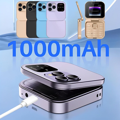Slim Dual SIM Flip Cell Phone