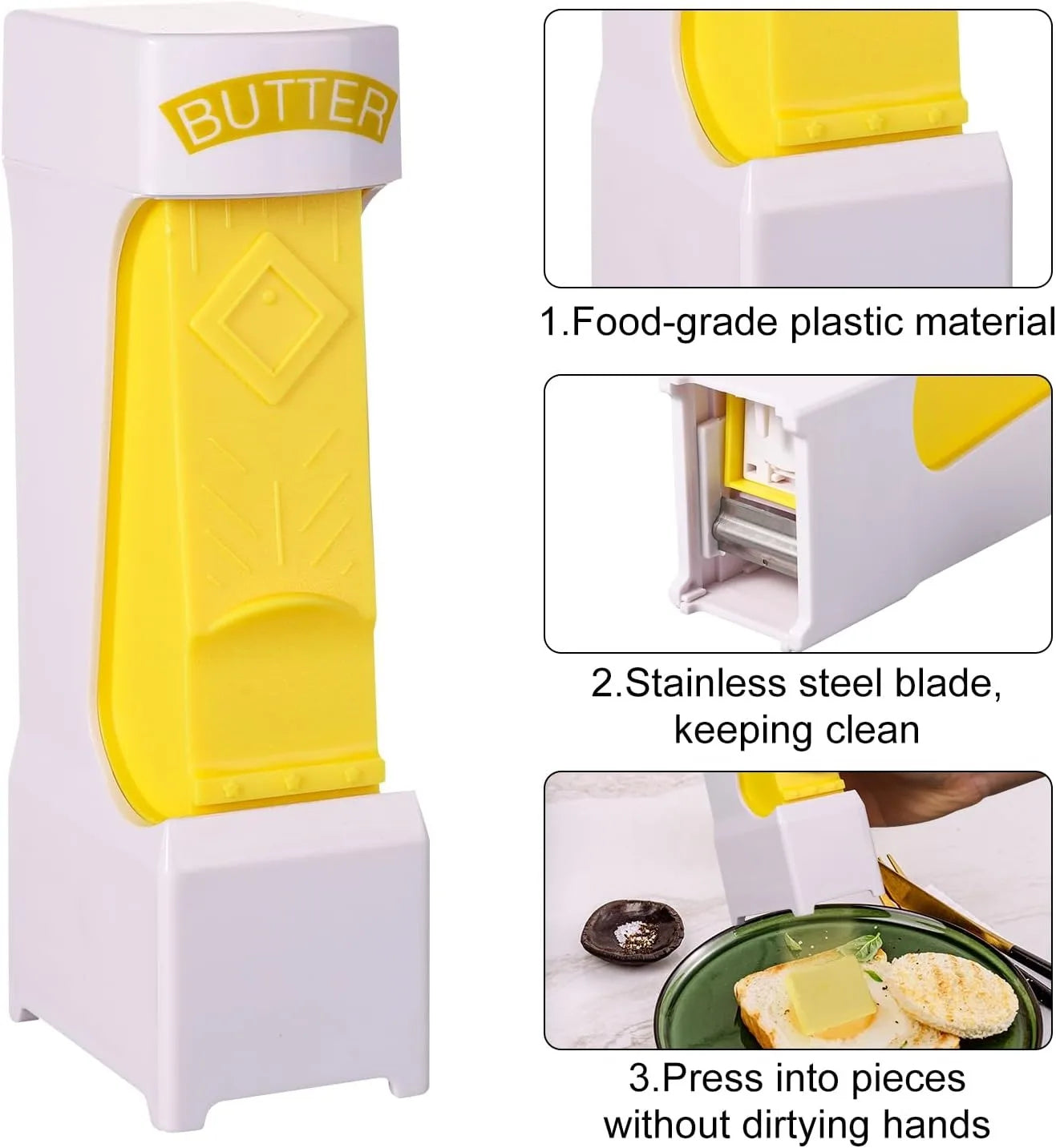 Space Saving Kitchen Butter & Cheese Slicer