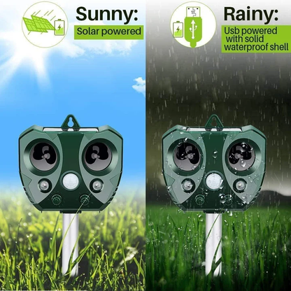 Solar Powered Garden Pest Repeller